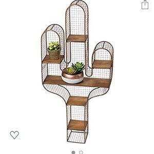 Cactus Wall Shelf. Good for smaller items.
